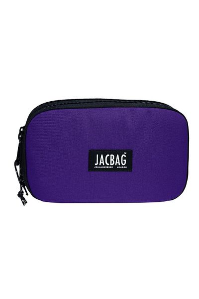 Jacbag Μωβ Διπλό Καπάκι Organizer - Ελαστική Organizer Μολυβοθήκη, Κορίτσια/Γυναικεία