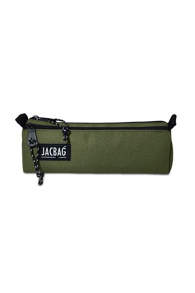 Jacbag Ανδρική τσάντα μολυβιού Dual Prime Δύο Διαμερισμάτων Τρίγωνο Χακί Πράσινη