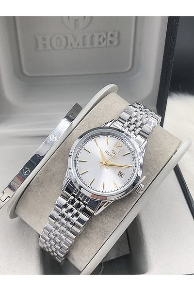 Homies Women's Watch New Season with Steel Bracelet Gift Hmse- 202062231