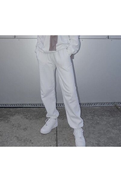 JustBS SUB TRACK JOGGER PENTRU FEMEI din BUMBAC DE SEZONĂ CU CARDON ALB