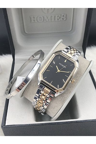 Homies Women's Watch New Season with Steel Bracelet Gift Hmse- 202062221