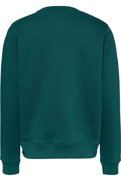 Tommy Hilfiger Green Round Neck Full Sleeve Printed Sweatshirts