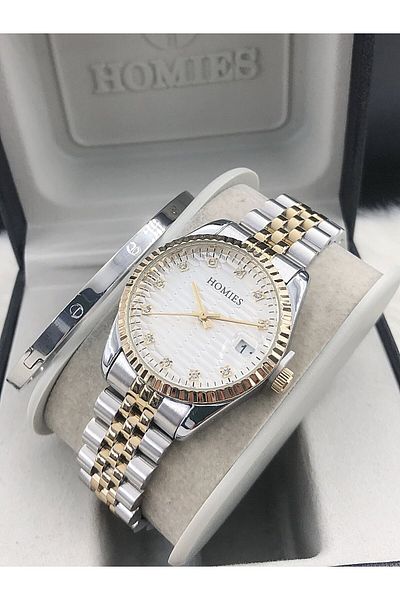 Homies Women's Watch New Season with Steel Bracelet Gift Hmse- 202062225