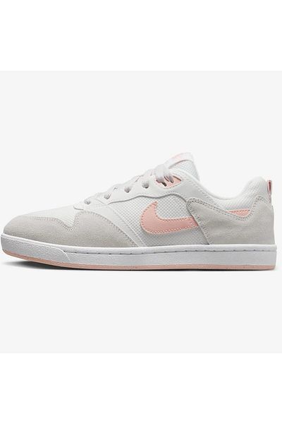 Nike Sb Alleyoop Womens Leather Sneaker White Genuine Leather Casual Sneakers White