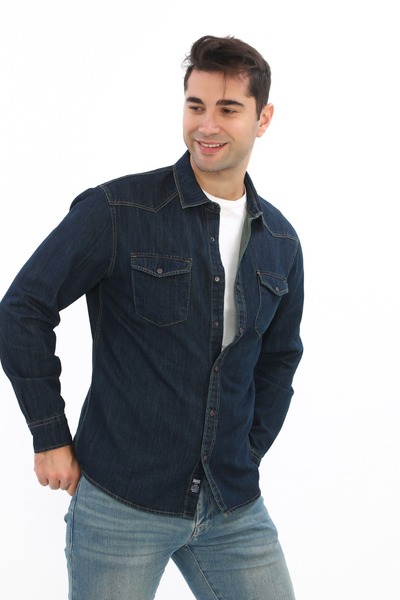MAGNUM JEANS DENİM COTTON SHIRT