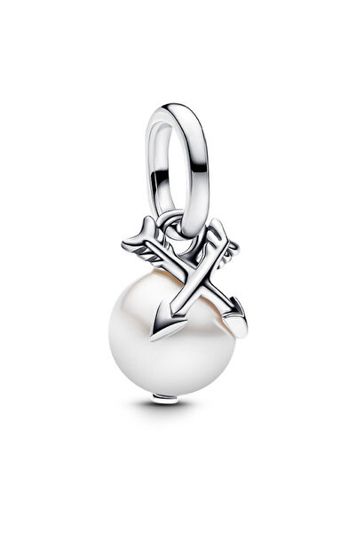 Pandora İnci ve Oklar Mini Sallantılı Charm