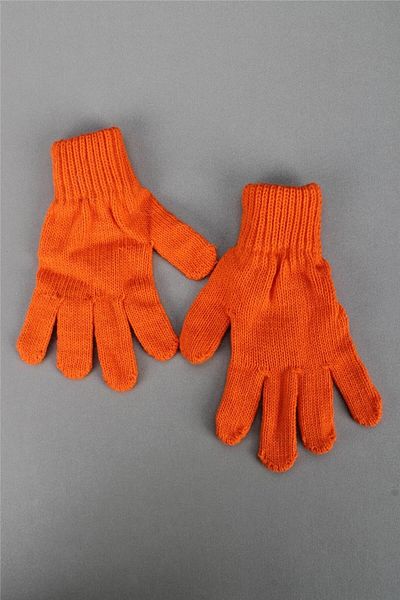 cappello 6-10 Years Old Children's Gloves - Orange Knitwear Winter Gloves 25Marluxeldvn