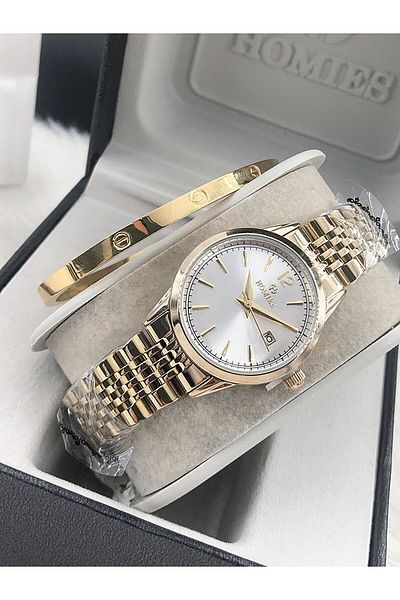 Homies Women's Watch New Season with Steel Bracelet Gift Hmse- 202062229