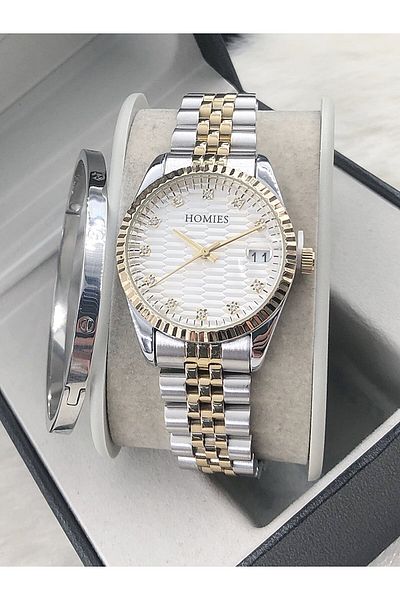 Homies Women's Watch New Season with Steel Bracelet Gift Hmse- 202062225