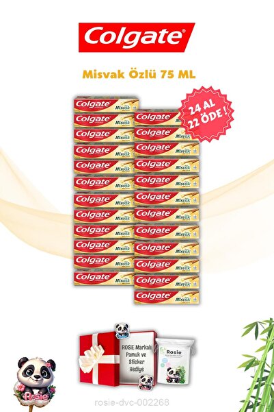 Colgate 24 AL 22 ÖDE Misvak Özlü Diş Macunu Colgate ve Rosie