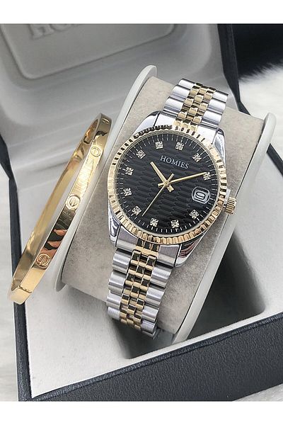 Homies Women's Watch New Season with Steel Bracelet Gift Hmse- 202062227