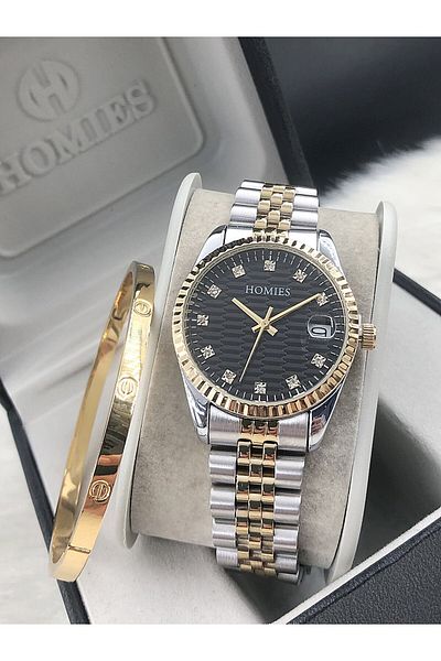 Homies Women's Watch New Season with Steel Bracelet Gift Hmse- 202062227