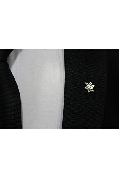 Elegante Cravatte Yıldız Figürlü Ceket Yaka İğnesi Rozet Broş