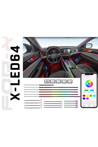 For-X Forx Led64 In-Car Ambient Lighting