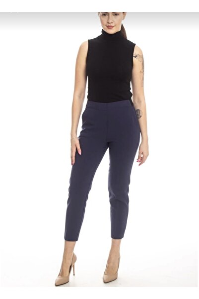 ZARAZA Beli Lastikli Dar Paça Pantolon