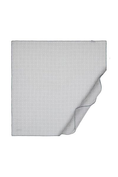 ipekevi Φουλάρι Four Seasons Ice White Monogram