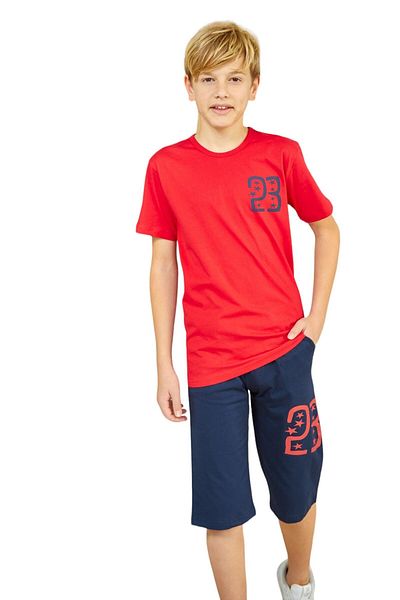 Weweus Red Boy's Pajama Set 814