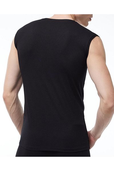 skycott V-Neck Cotton Undershirt Men's Undershirt - Black