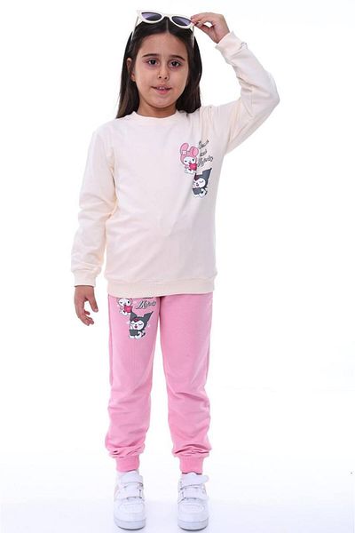 RAPAPA Girl's 2 Thread Bottom Top Set Tracksuit Set 1713Pe