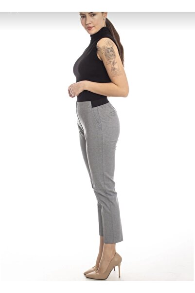 ZARAZA Skinny Trousers with Elastic Waist