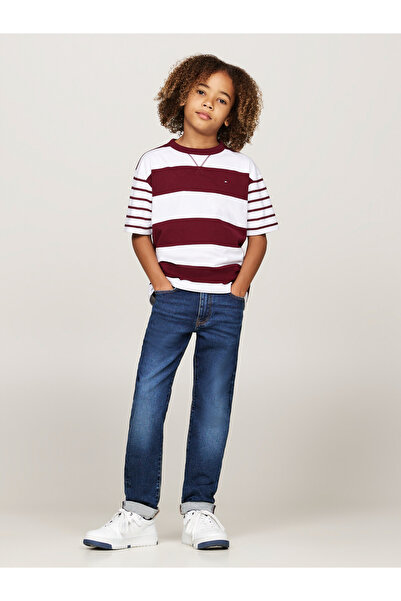 Tommy Hilfiger Multi Round Neck Short Sleeve Striped T-shirts