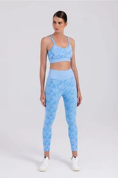 Seamlesstance Sutien sport albastru