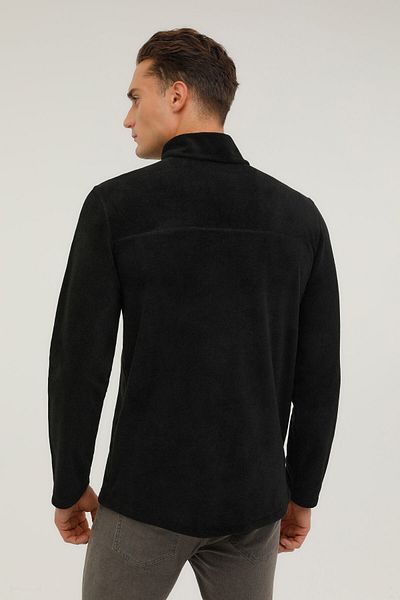 Kinetix Zippered Collar Fleece 2pr Black Men's Fleece