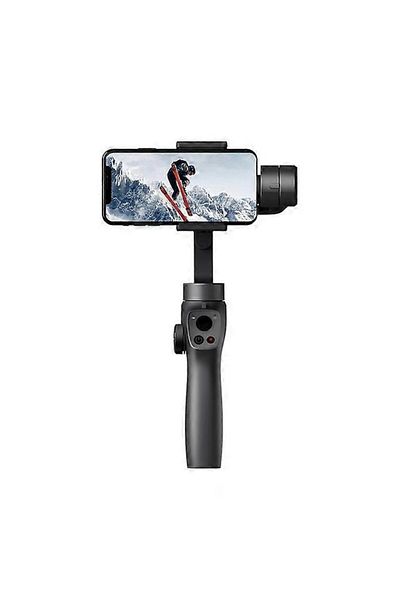 AteşTech Anti-Vibration Stabilizer Selfie Stick with Android and Ios Compatible Bag