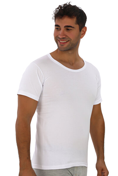 ENTAHA Tutku Men's Tutku 6 Pack Crew Neck Undershirt Combed Cotton Undershirt