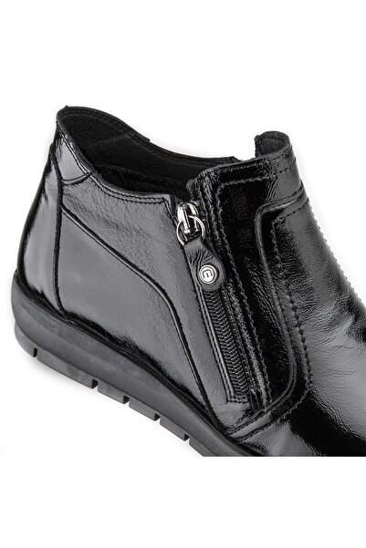 Muya Abelia 6 Point Anatomical Sole Heel Spur Genuine Leather Women's Boots