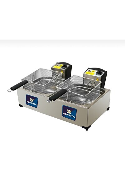 ÖZEN ENDÜSTRİYEL MUTFAK 5 5 Litre Çift Hazneli Elektrikli Kapaklı Sanayi Tipi...