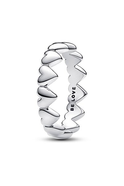 Pandora Yatay Kalp Dizisi Yüzük