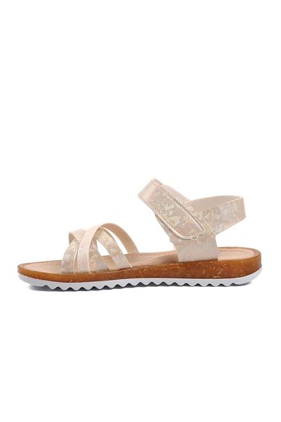 AYAKMOD Girl's Velcro Sandals 24-400 P
