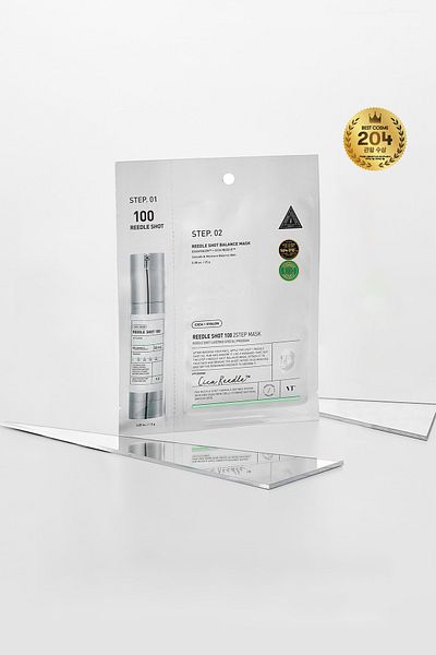 VT COSMETICS Vt Reedle Shot 100 2-Step Balance Mask / Intensive Spikule Care Mask