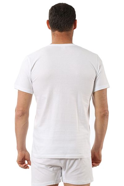 Kompedan Ανδρικό λευκό εσώρουχο μονόχρωμο - Crew Neck |   Κ0059