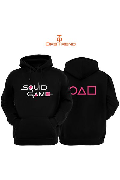 ÖRSTREND Squid Game Printed Unisex Hooded Sweatshirt