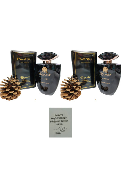 Riposte Planet Women 100 Ml 3.4 Floz Kalicı ve etkileyici parfüm 2 adet + kok...