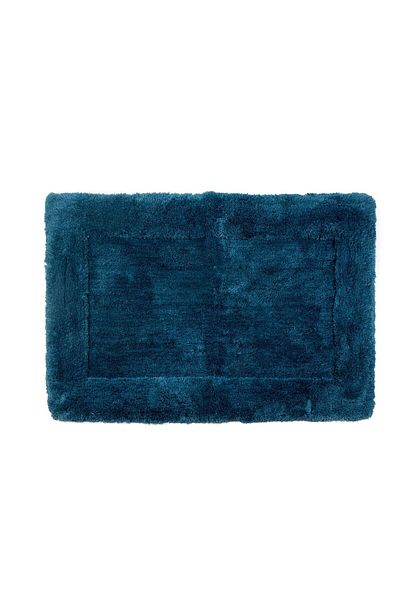Orange Bed & Bath Bath Mat Small One Piece 43 × 60 cm - Blue