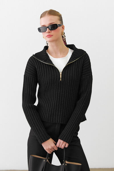 urban focus Zippered Sweater