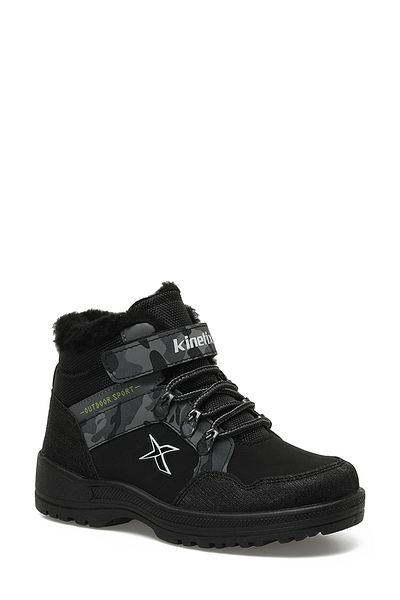 Kinetix FAXOR HI 3PR Black Boy's Outdoor Boots