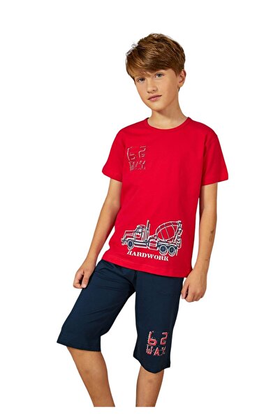 Weweus Crveni pidžama set za dečake - 818