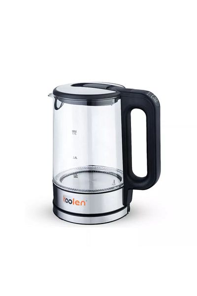 Koolen Digital Electric Water Kettle - 1.7 Liter - 2200 Watt - Clear