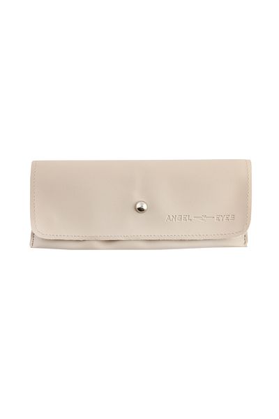 Angel Eyes Leather Look Drawstring Glasses Case - Angel Eyes Written