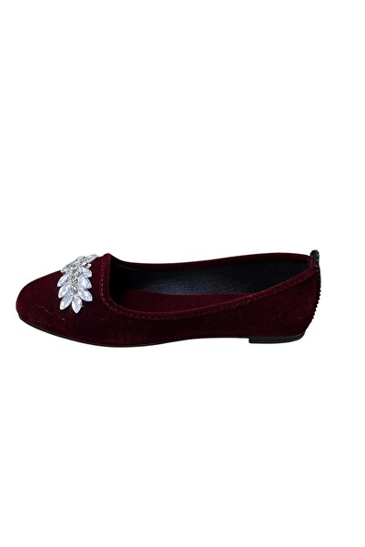 güven kundura Kadın Ev İçi  Süet Babet