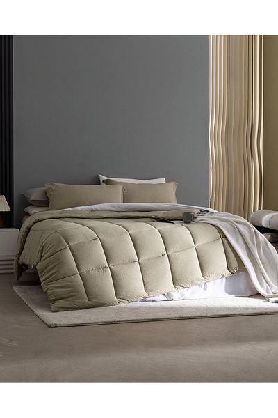 Madame Coco مجموعة Meleni King Size Comforter - كاكي