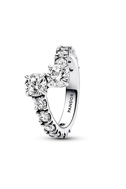 Pandora Işıltılı Kesişimli Gövdeli Yüzük