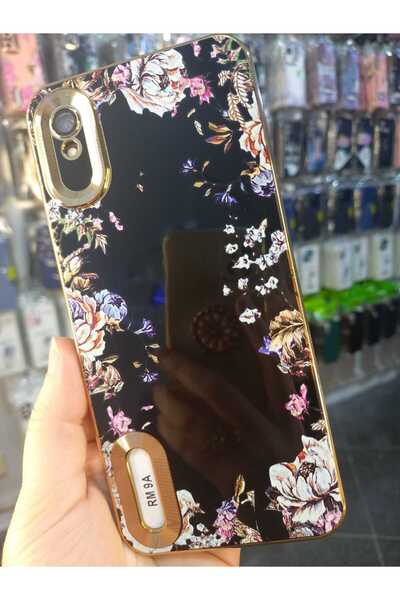 TNP TECH Xiaomi Redmi 9A Uyumlu Kılıf . Harika çiçek desenli, renkli altın re...