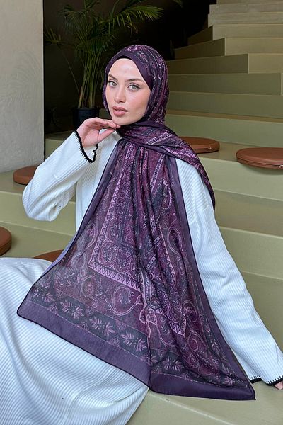 lamelif.com شال قطني بنمط ريترو