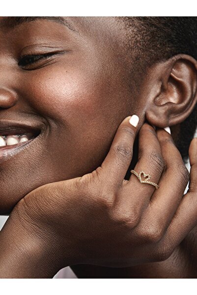 Pandora Işıltılı Kalp Dilek Yüzüğü