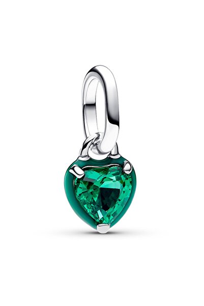 Pandora ME Yeşil Çakra Kalp Mini Sallantılı Charm